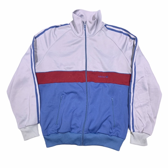 adidas Other - Vintage 80s Adidas Full Zip Spellout Track Jacket